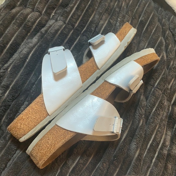 Birkenstock Shoes - Birkenstock-Light Blue/Matching Sole